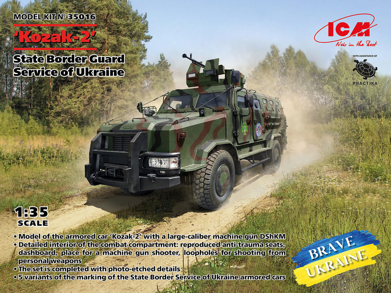 ICM 1/35 Kozak-2 Ukraine SBGS 35016